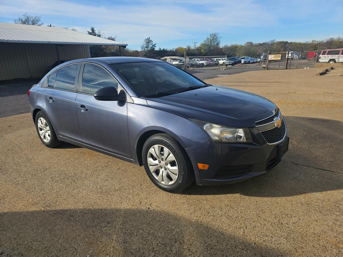 2013 BLUE Chevrolet Cruze LS Auto (1G1PA5SHXD7) with an 1.8L L4 DOHC 16V FFV engine, 6-Speed Automatic transmission, located at 533 S Seven Points BLVD, Seven Points, TX, 75143, (430) 255-4030, 32.313999, -96.209351 - Photo#1